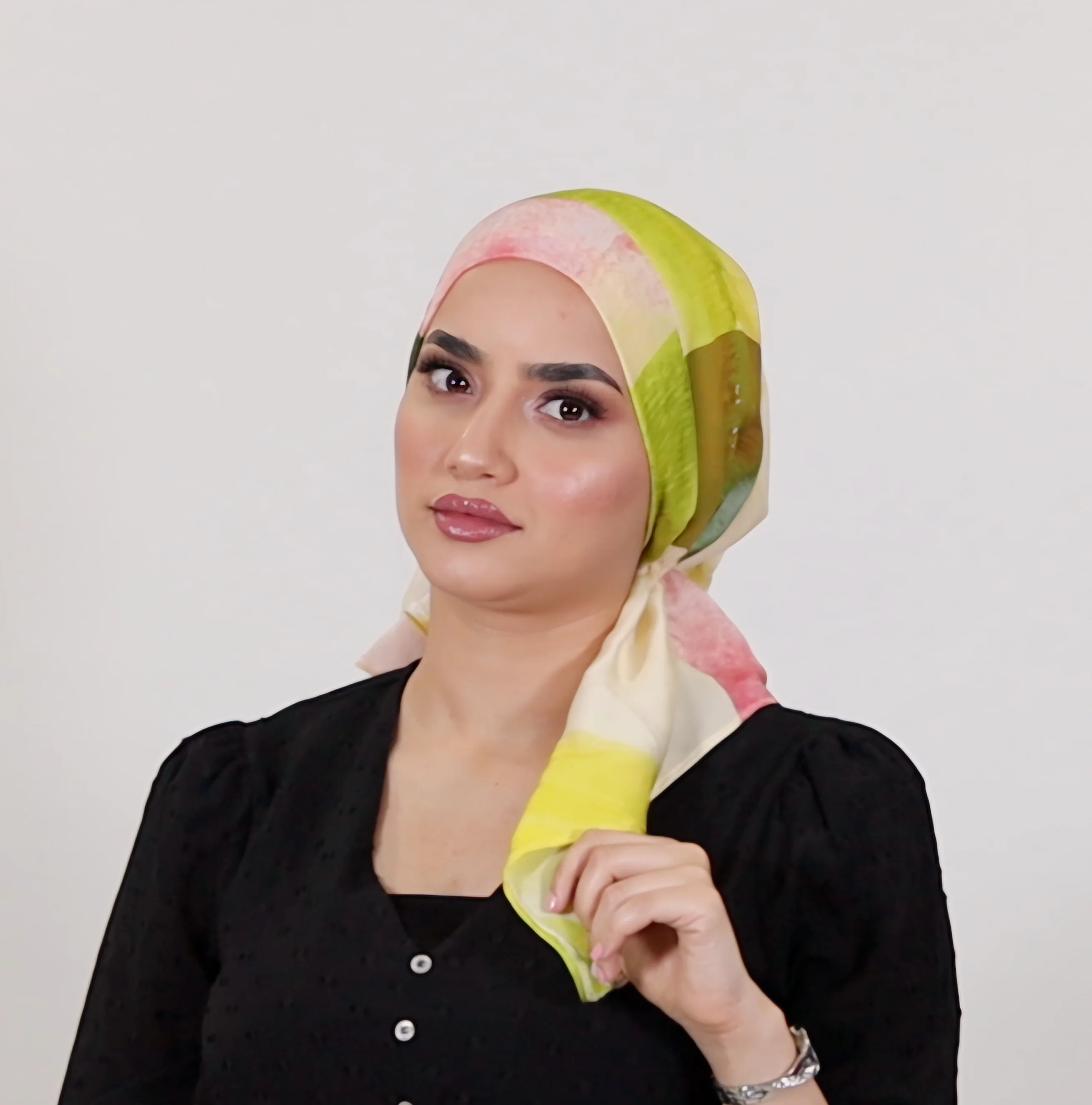 Turban foulard ajustable