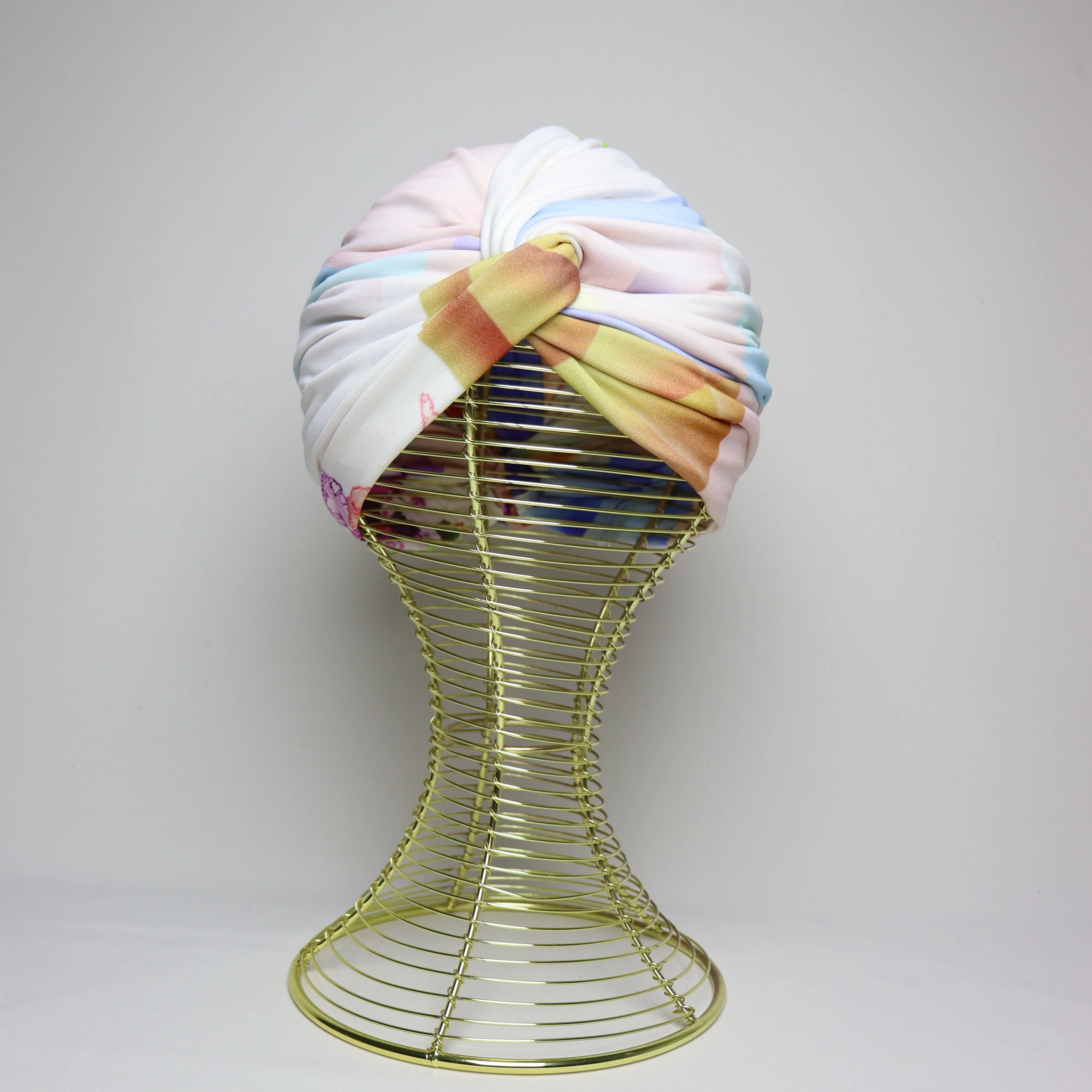 Turban Croisé Coton Imprimé