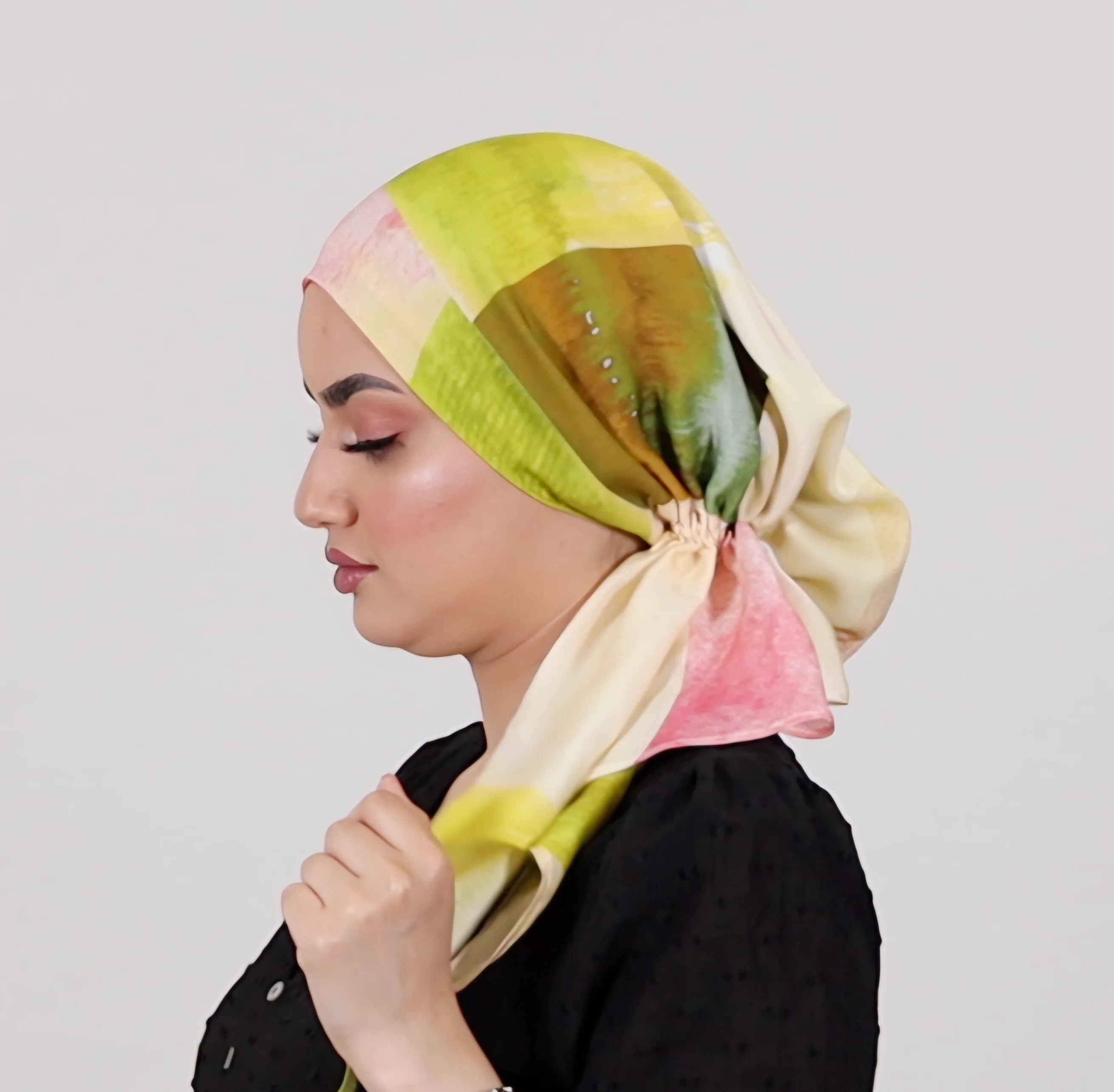 Turban foulard ajustable