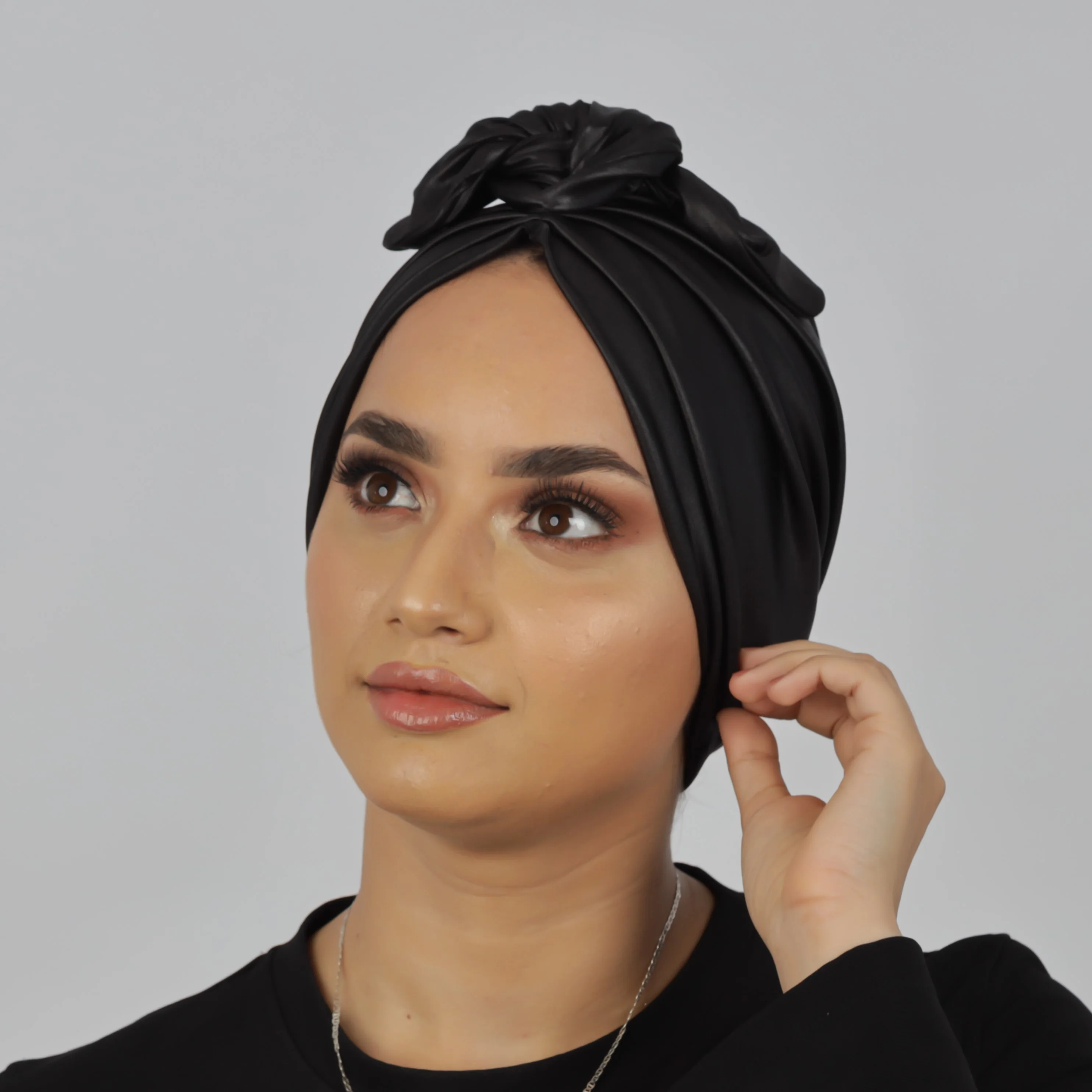 Turban Semi Wire effet cuir