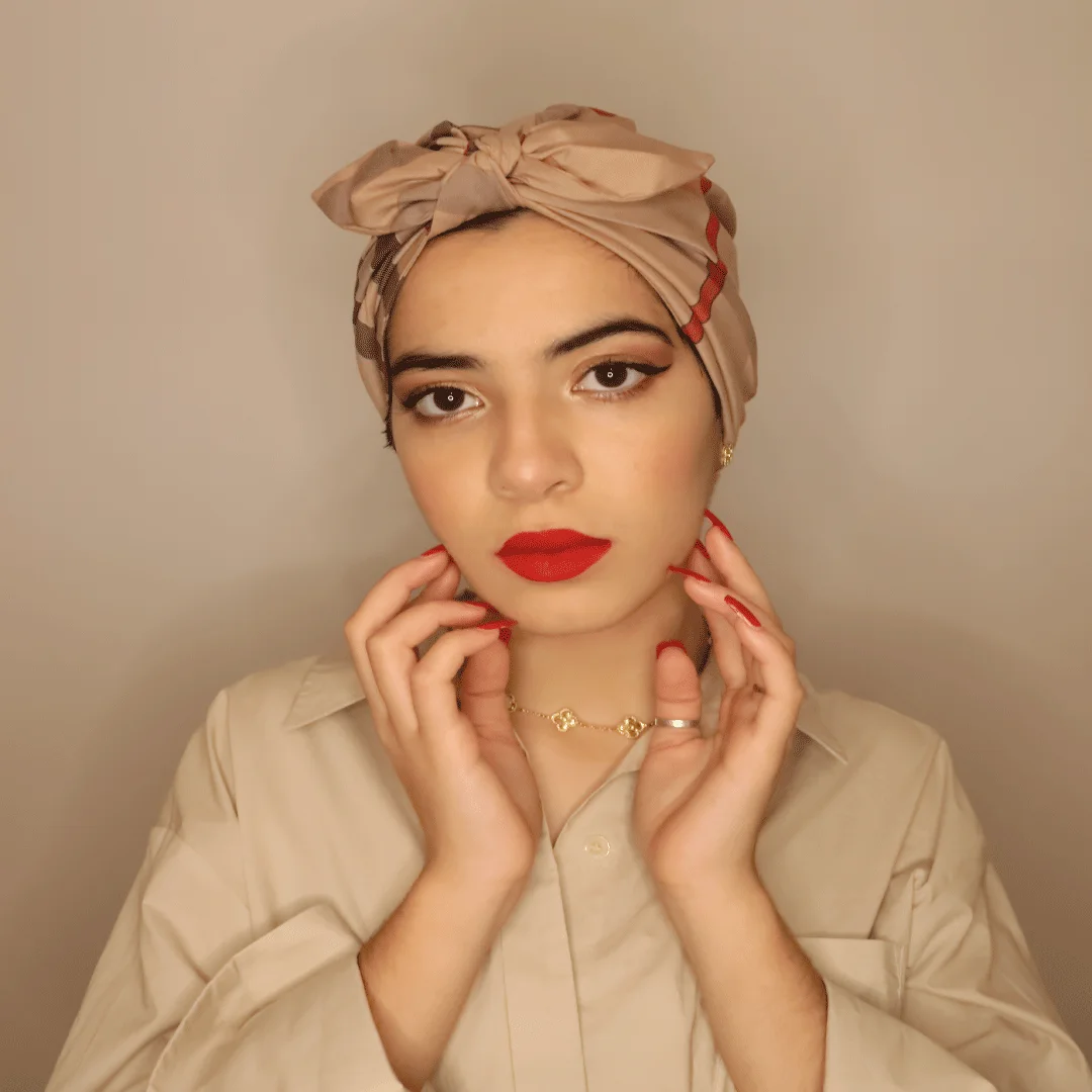 Turban burbery Beige