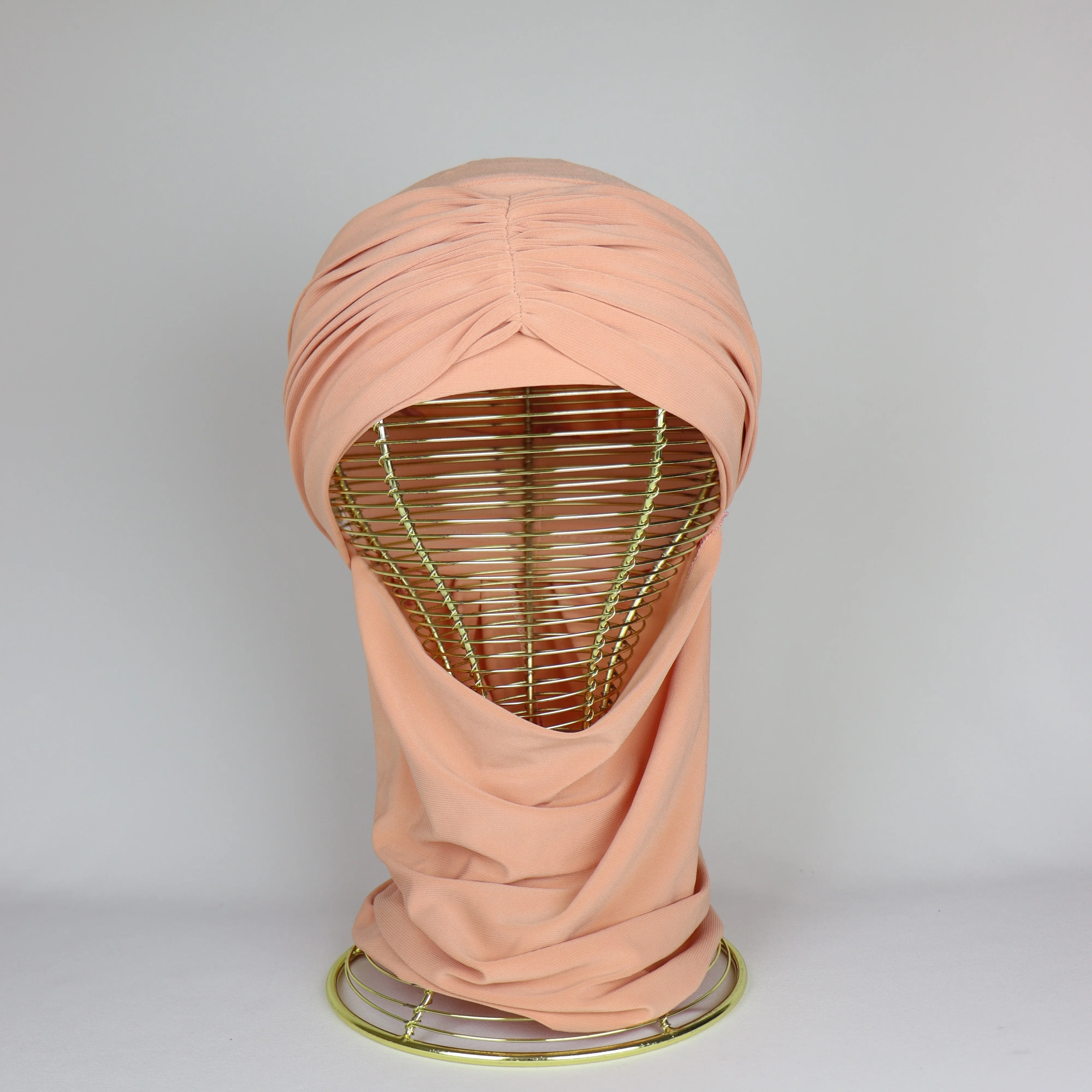 Turban froncé ou casquette ajustable et cache-cou  2 ou 3 pièces
