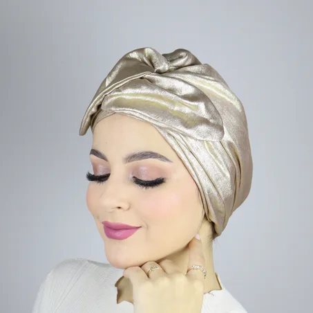 Turban Semi Wire Doré