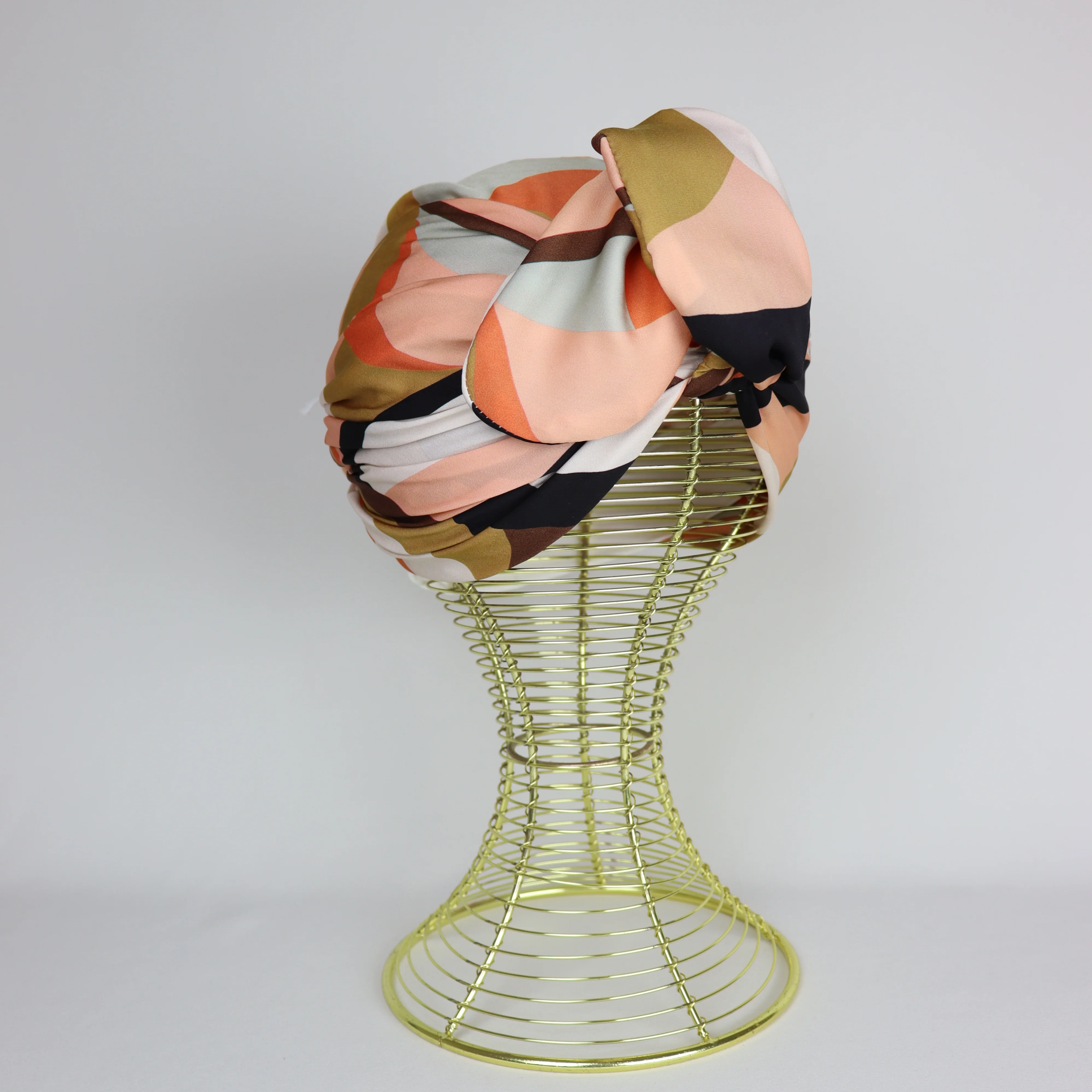 Turban Wire Satin Imprimé