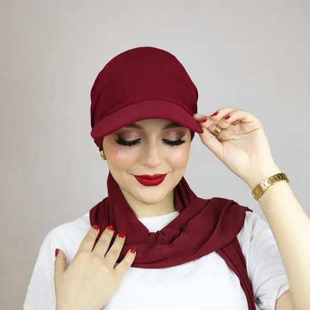 Turban châle casquette ajustable