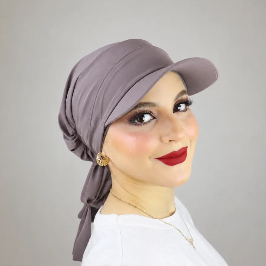Turban froncé ou casquette ajustable et cache-cou  2 ou 3 pièces