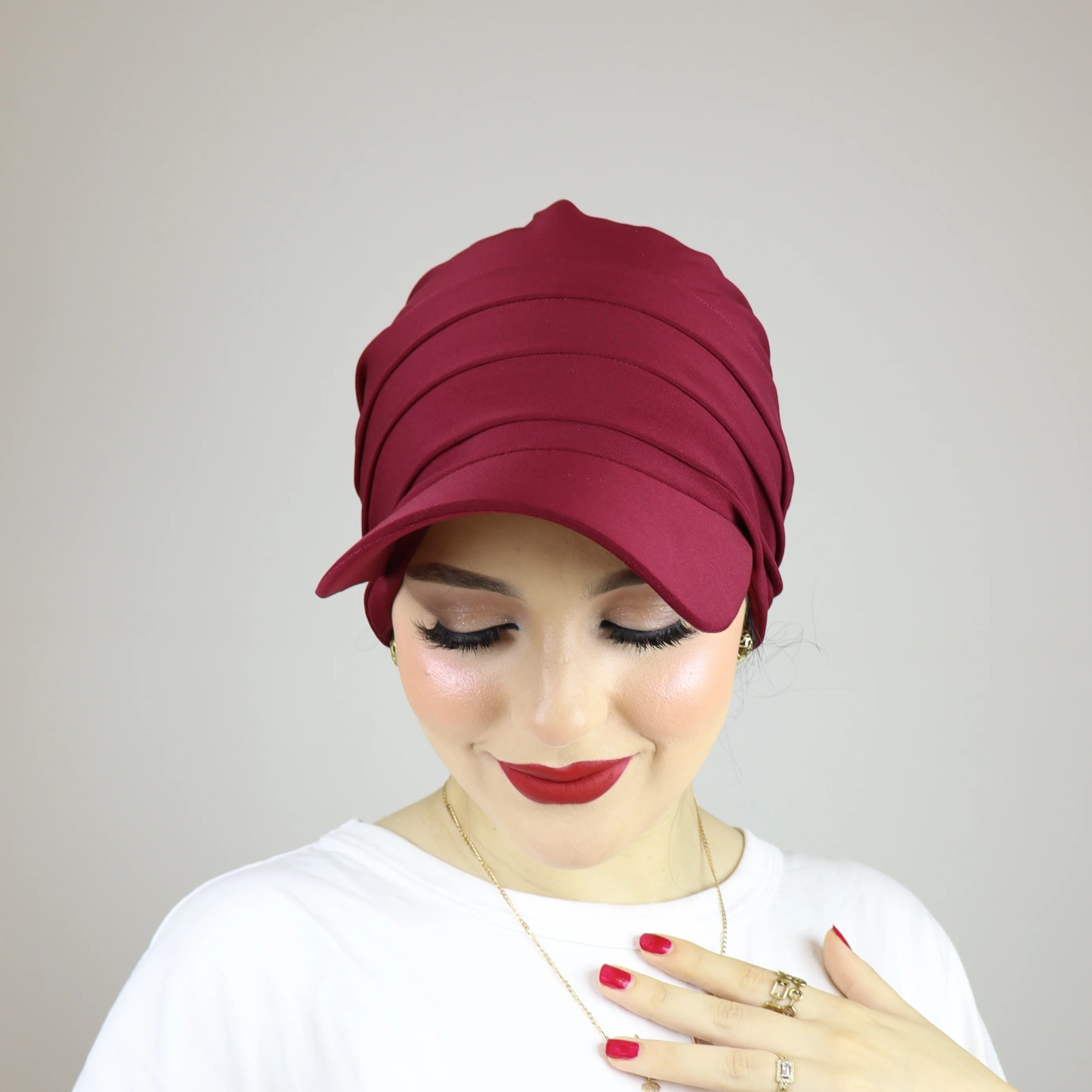 Turban casquette ajustable
