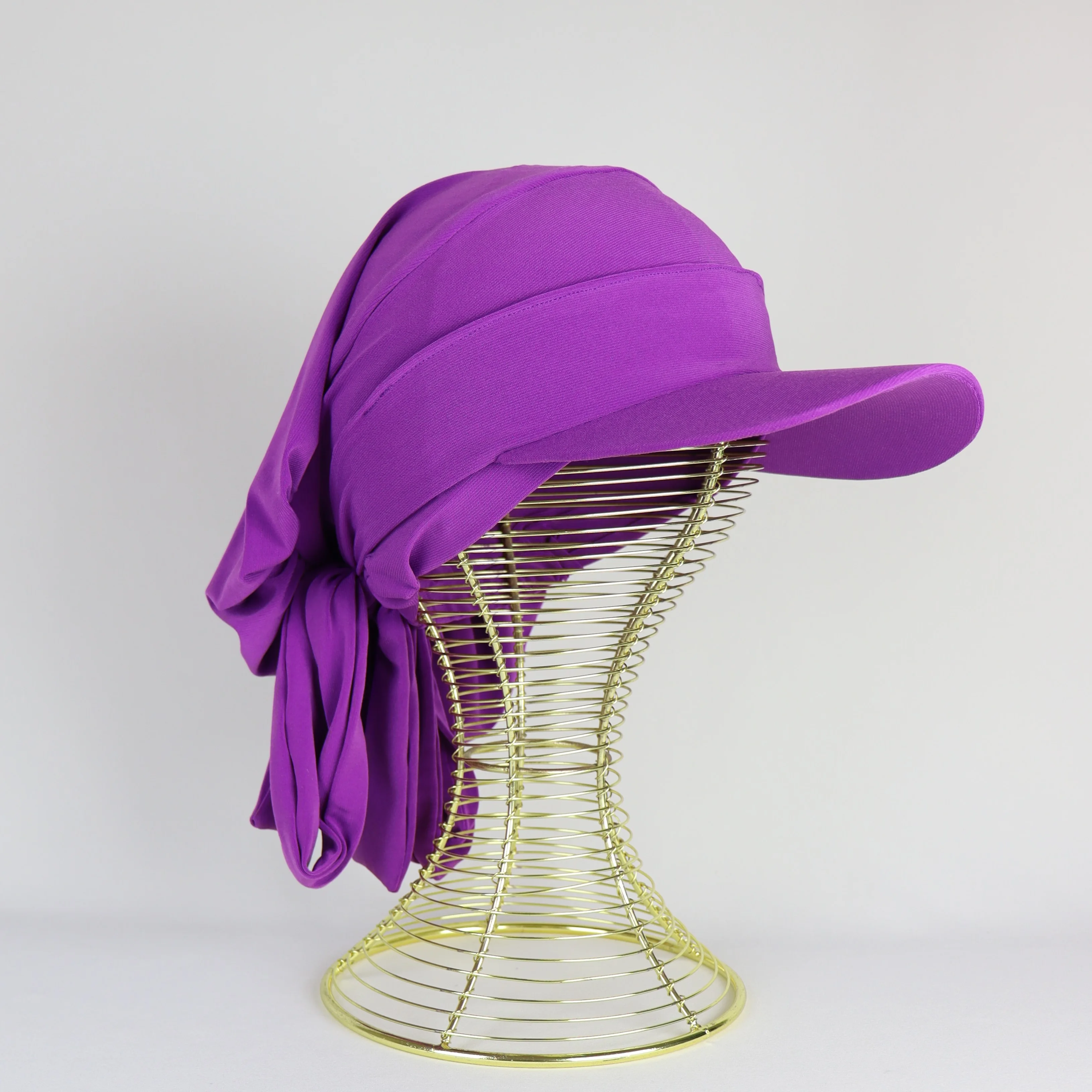 Turban froncé ou casquette ajustable et cache-cou  2 ou 3 pièces