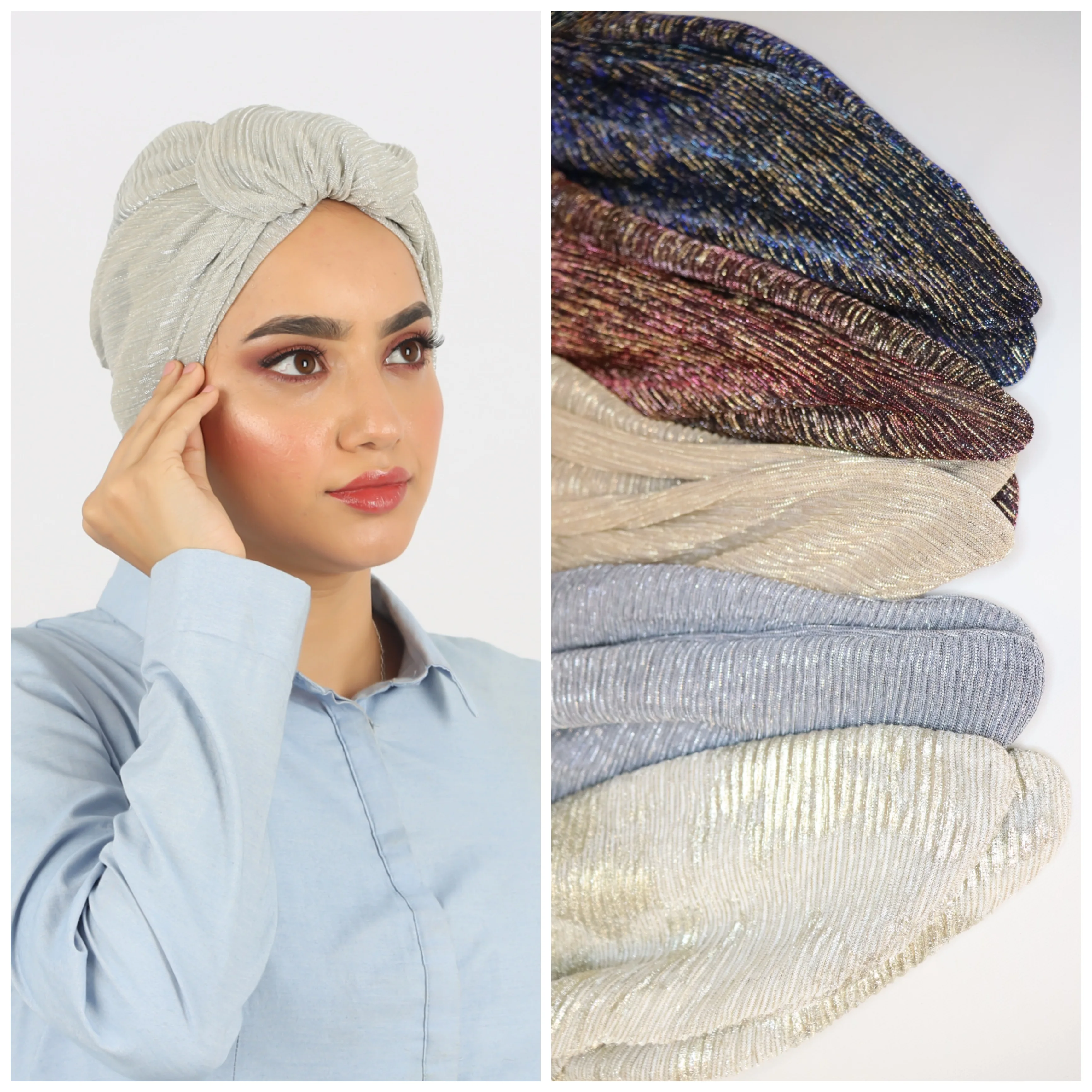 Turban wire 3D soirée