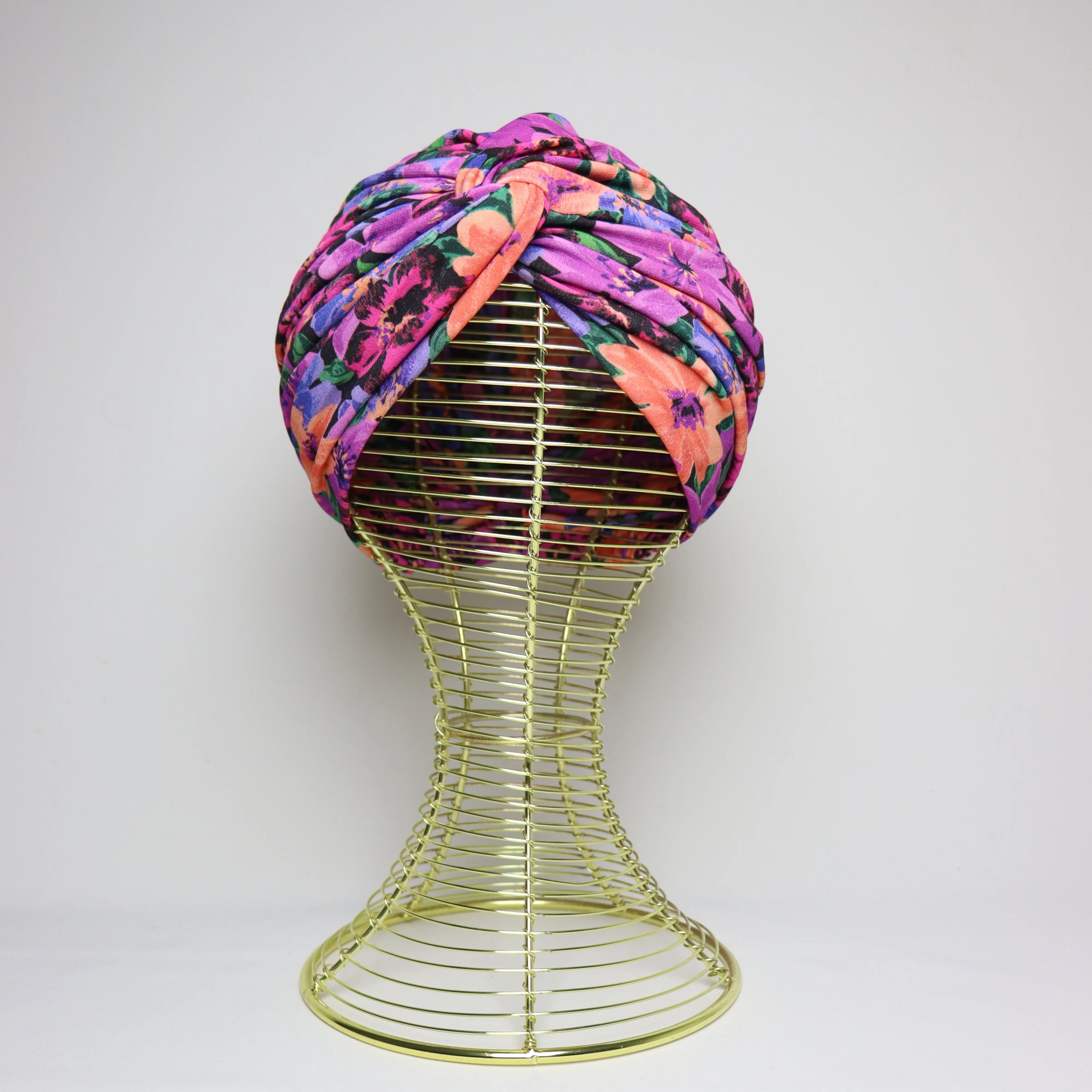 Turban Croisé Coton Imprimé