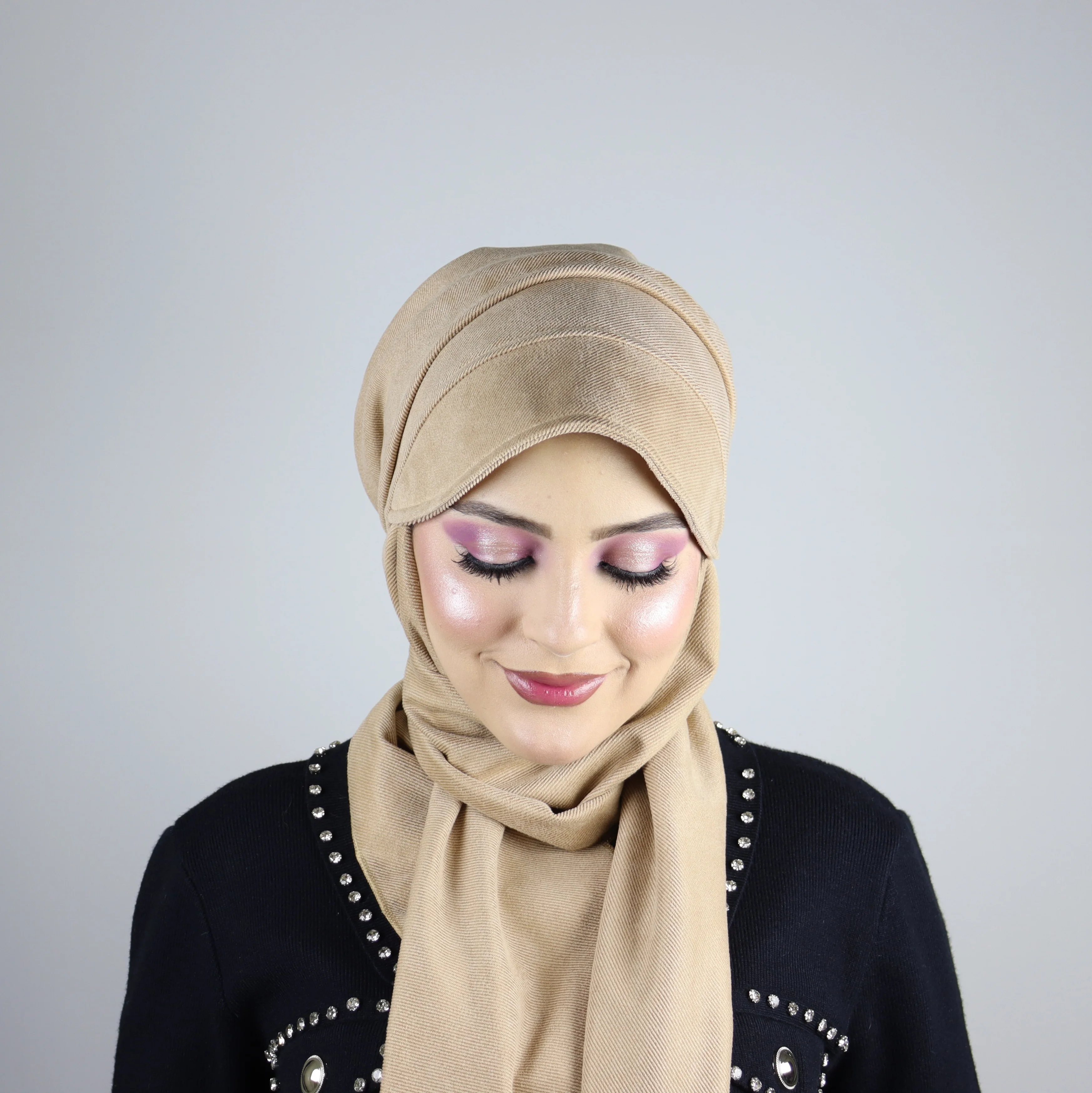 Béret Châle Mini Casquette Hijab – Élégant & Pratique