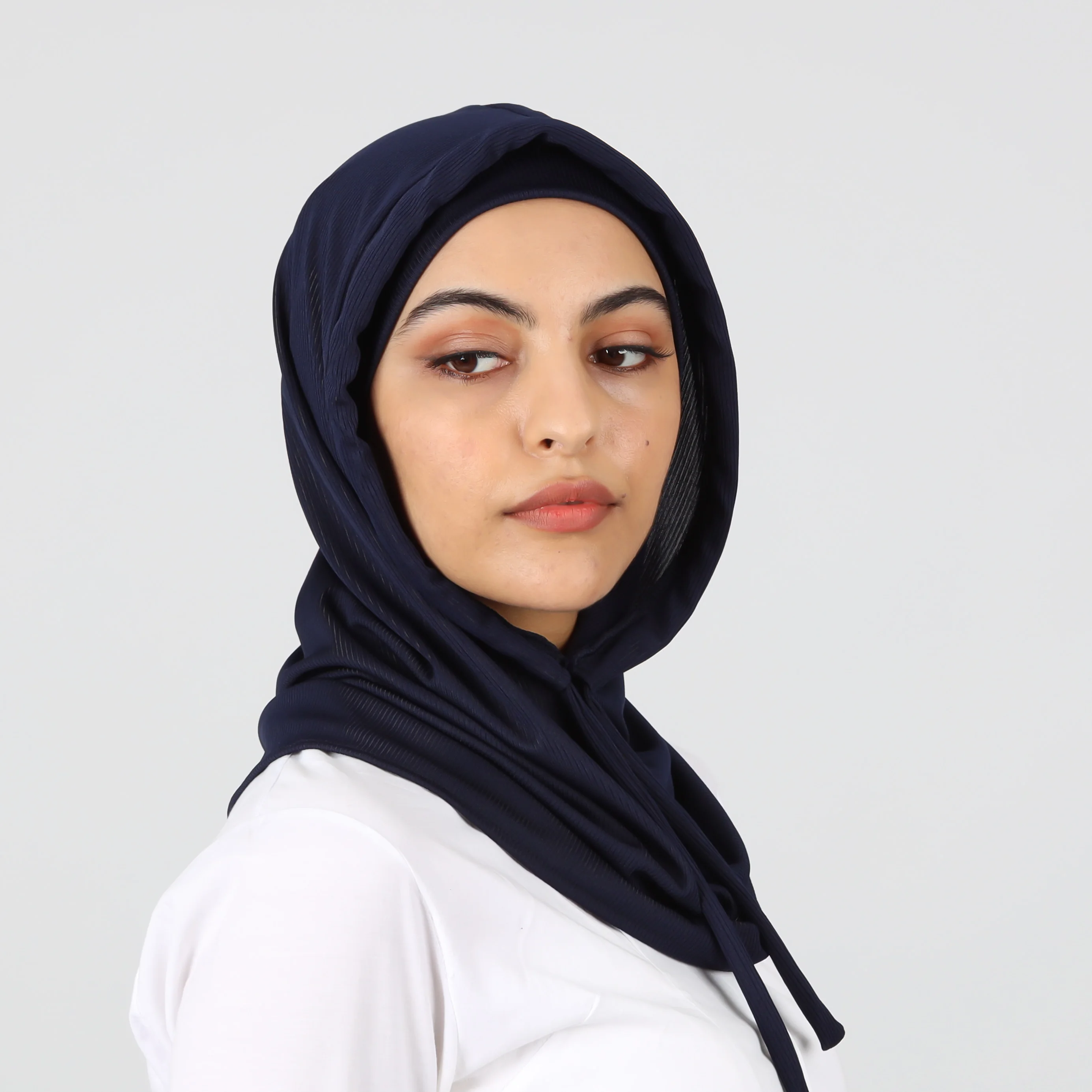 Turban capuche  2 pièces Cou Ouvert