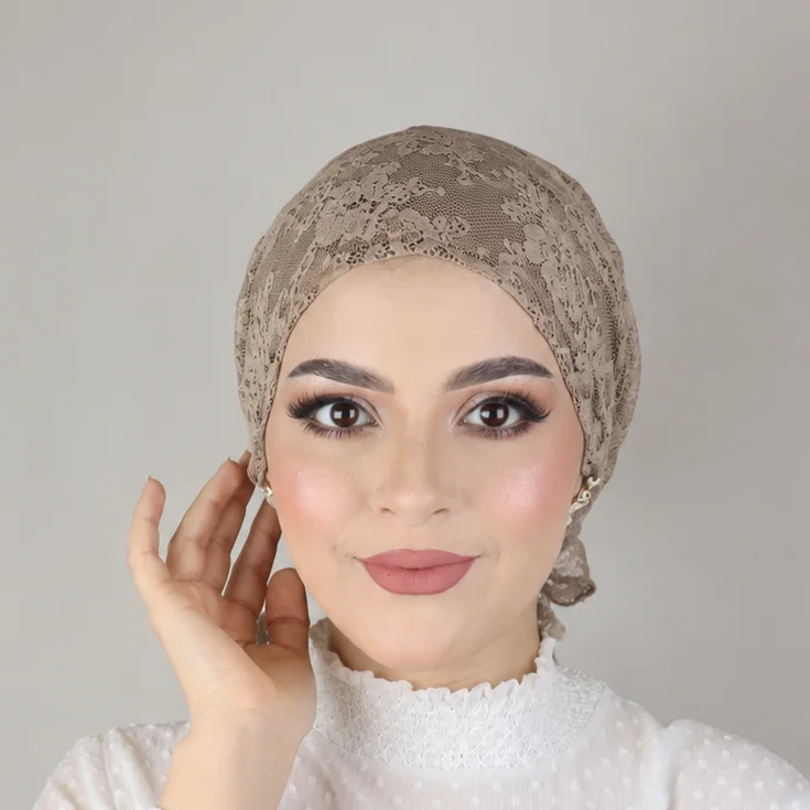Turban Féminité en dentelle