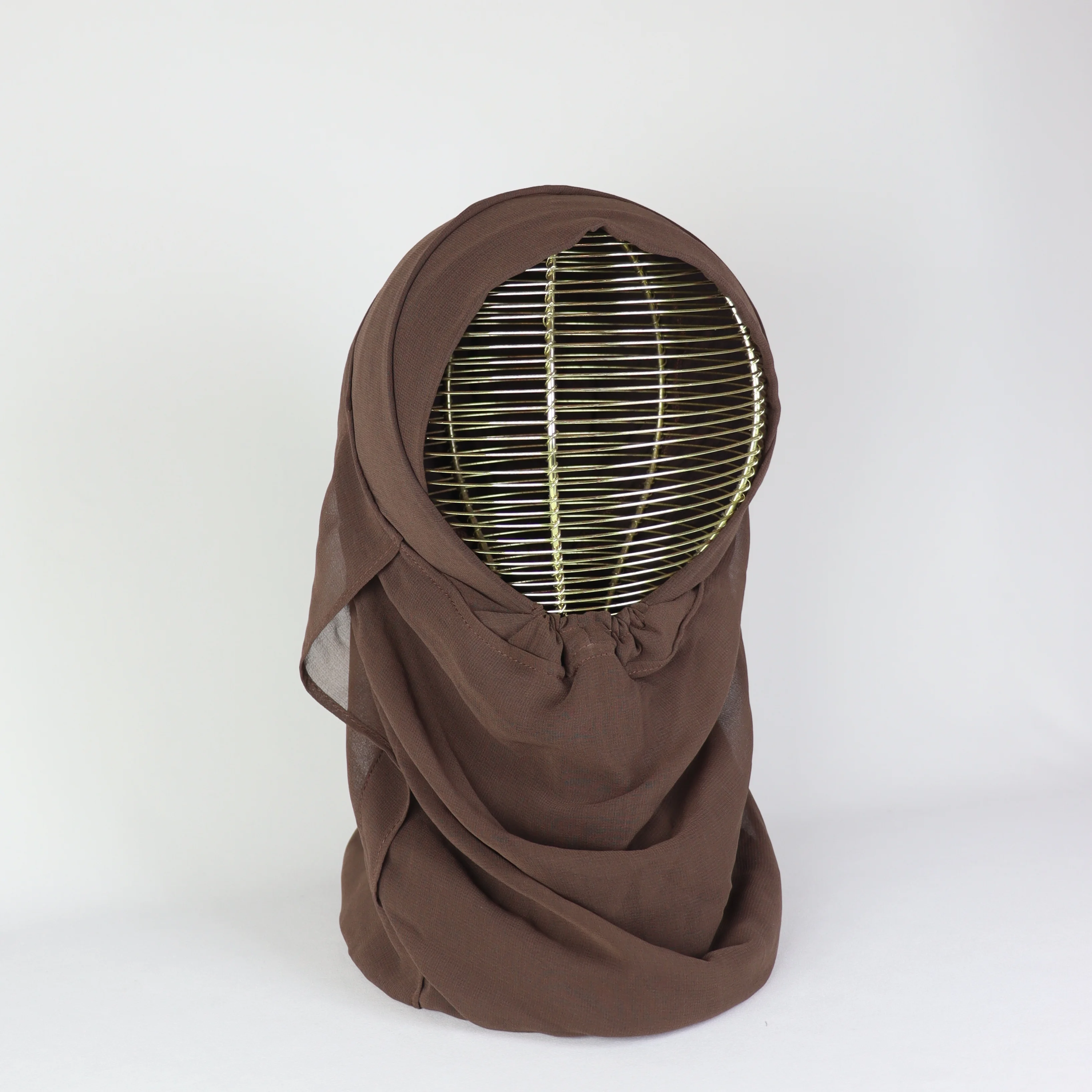 Foulard prêt-à-porter et bonnet avec élastique intégré