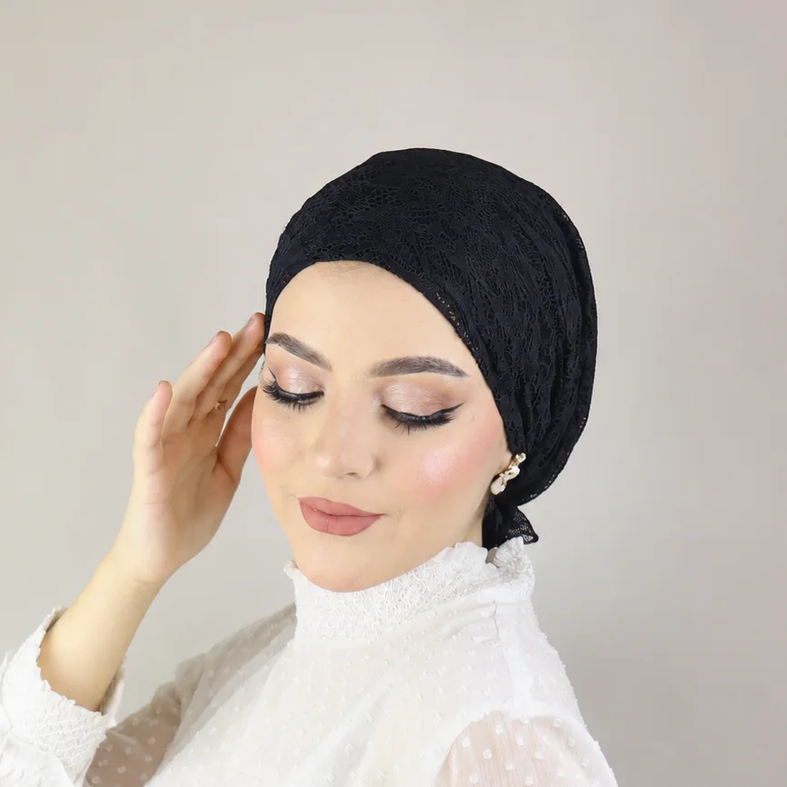 Turban Féminité en dentelle