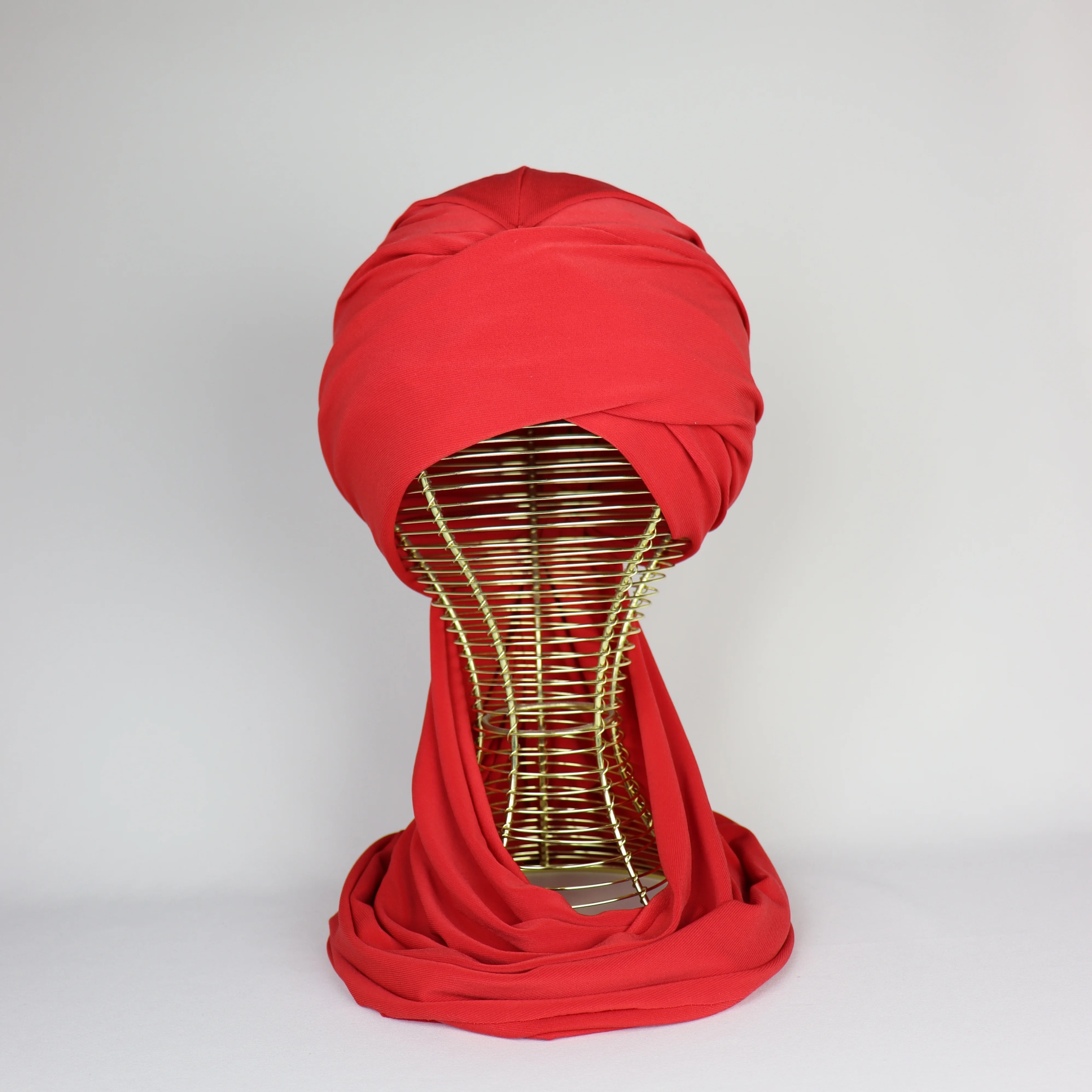Turban chale Jasmine en crepe jersey