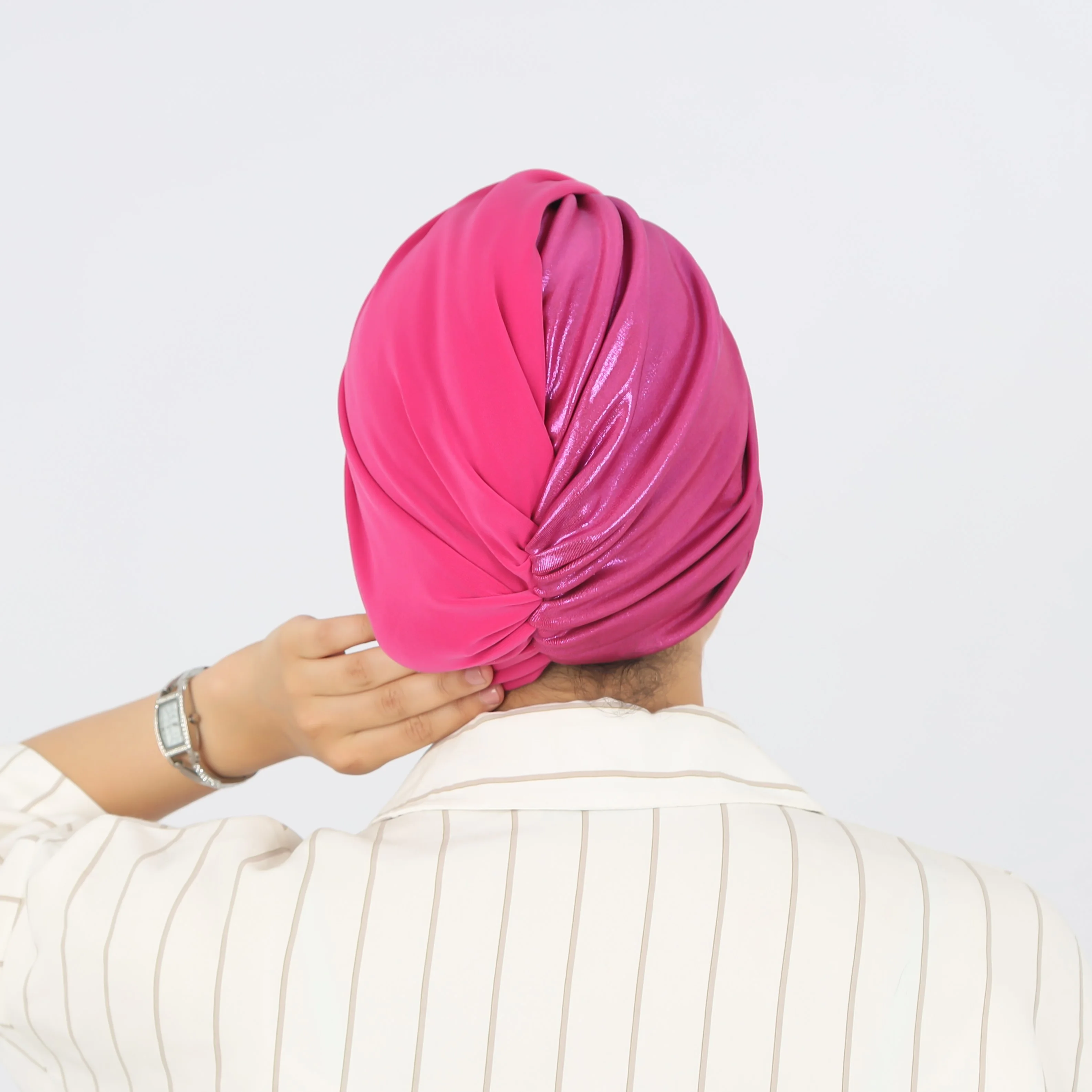 Turban Patchwork Lamé