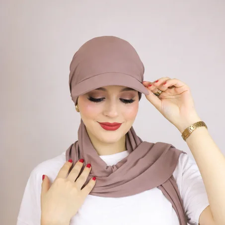 Turban châle casquette ajustable