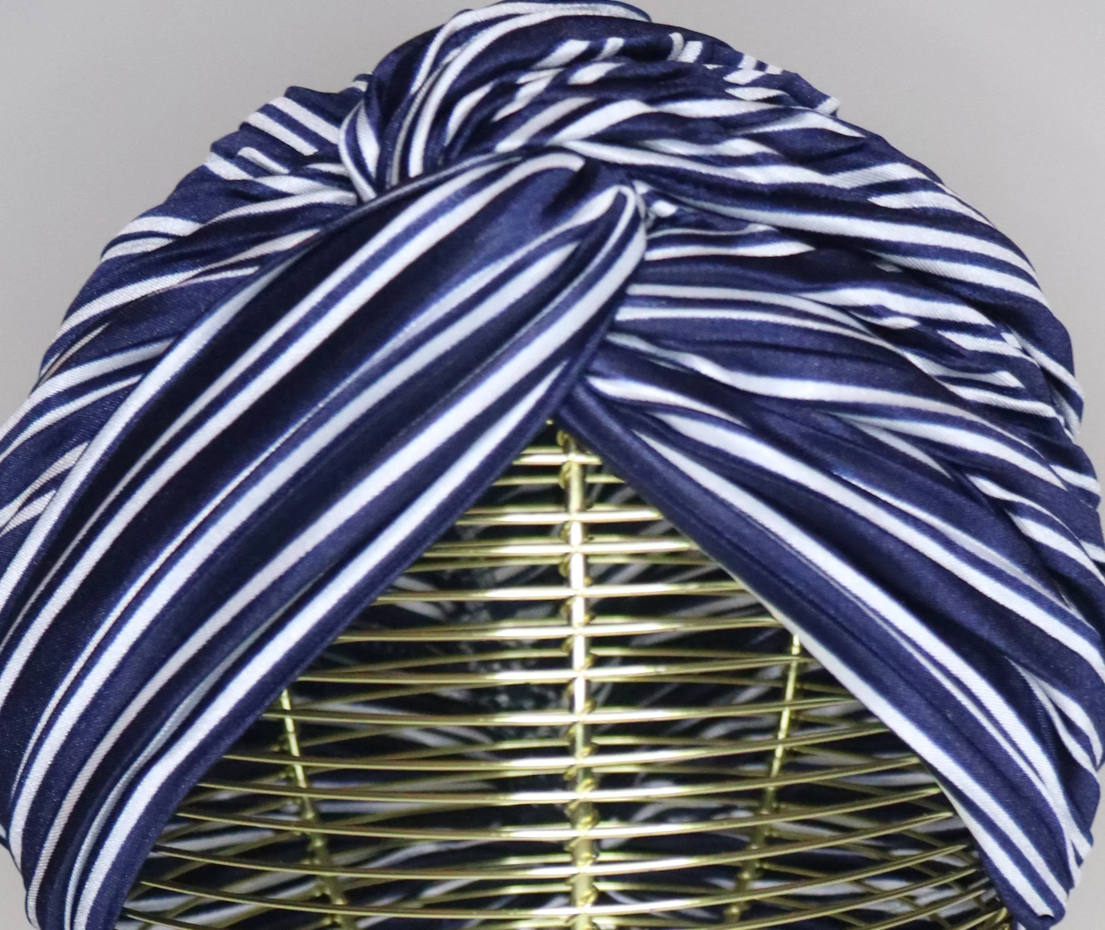 à rayures bleu blanc