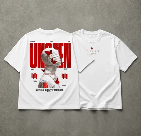 T-shirt Unseen designe 🦋🔴