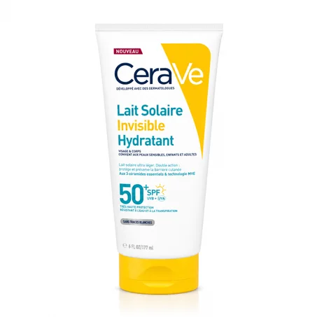 CeraVe - Lait Solaire Hydratant Invisible CeraVe SPF50+ 177 ml