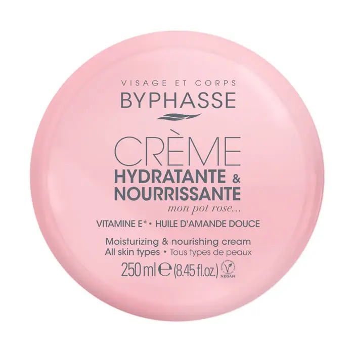 BYPHASSE CRÈME HYDRATANTE NOURRISSANTE Visage & Corps 250ML