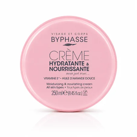 Byphasse - Crème Hydratante et Nourrissante Visage & Corps 250 ml