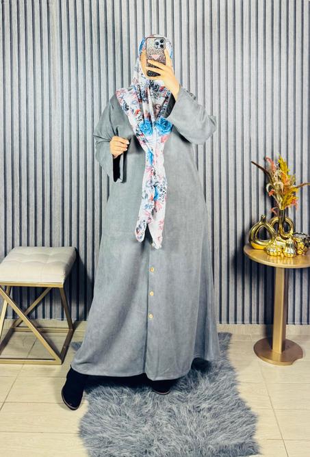 عباية انيقة للمحجبات + فولار كبير 1,50/1,50