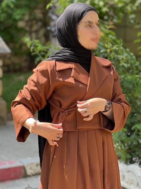 طقم نسائي عصري 2 بياس بكريب فاخر (Vest + Jupe) – Nouvelle Collection 2025 ✨