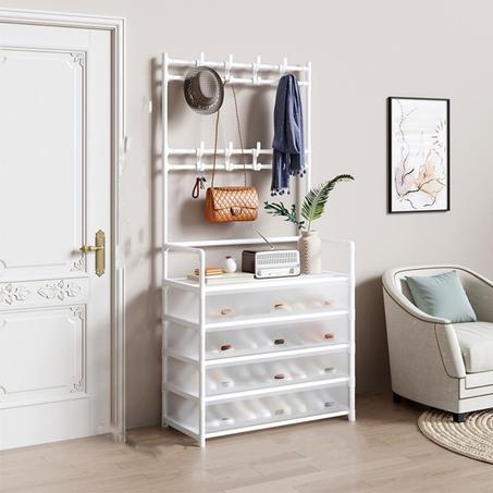 رف تخزين أنيق وعملي متعدد الاستعمالات