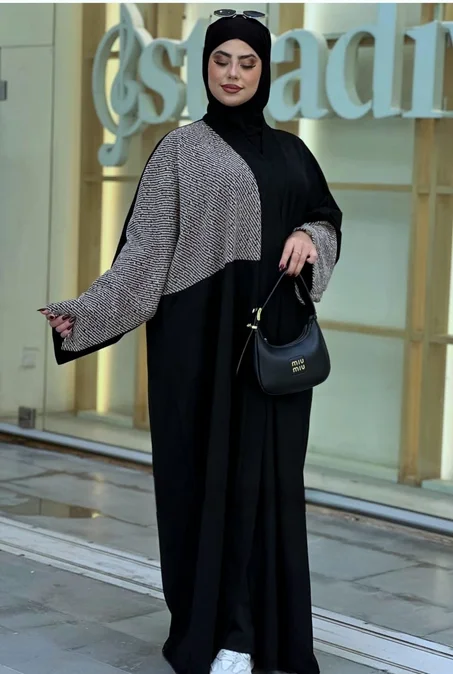 عباية بالشال مصمّمة بعناية،
