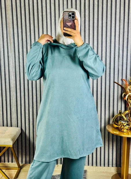 ✨ أنسومبل فودان مشرّط – جودة ممتازة ✨