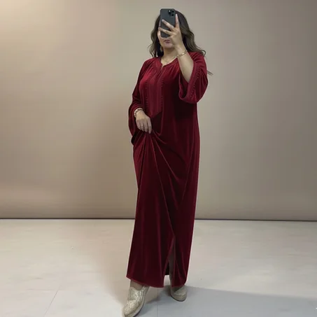 ✨قفطان فاخر من حرير مرايا ✨