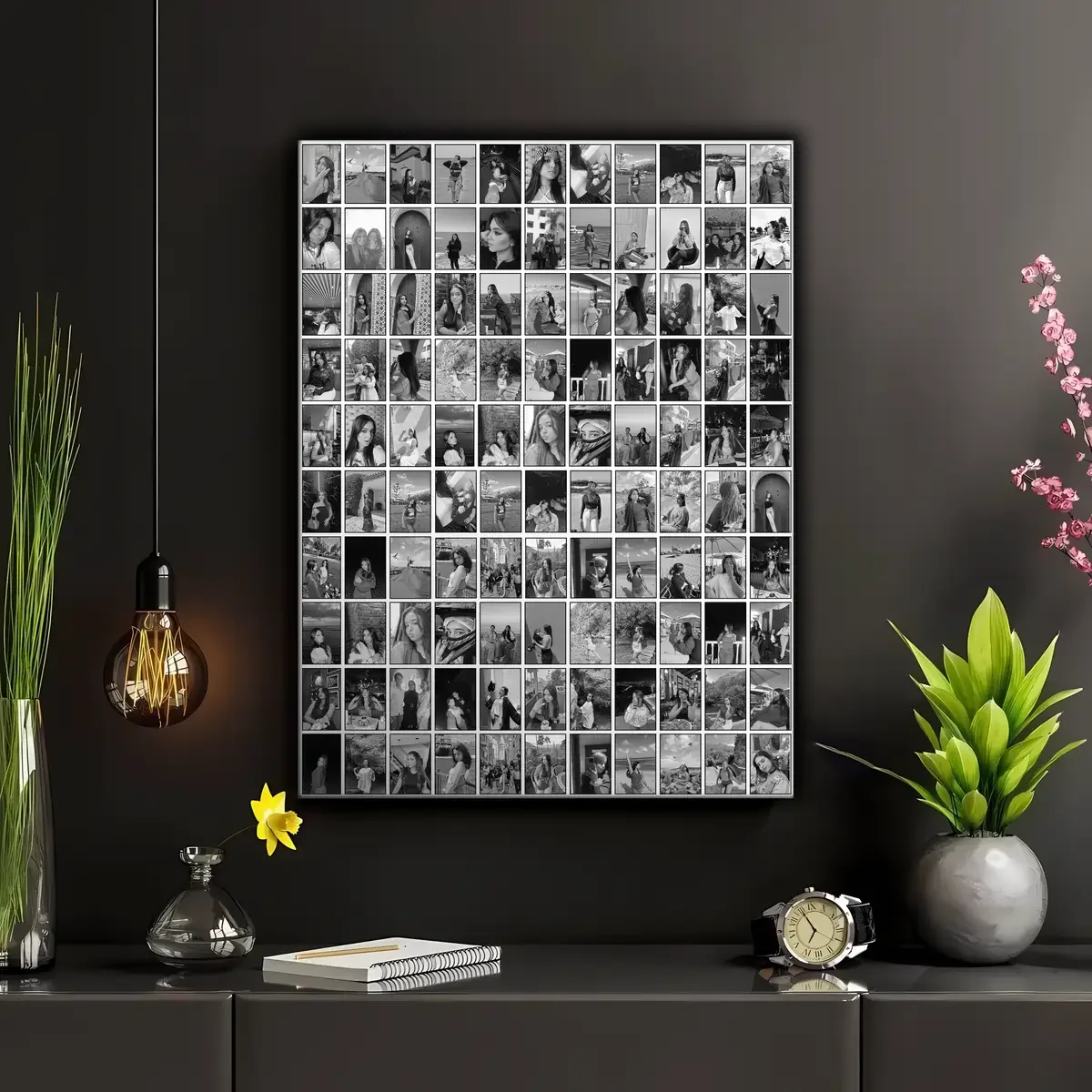 TABLEAU PERSONNALISÉ  NOIR - BLANC