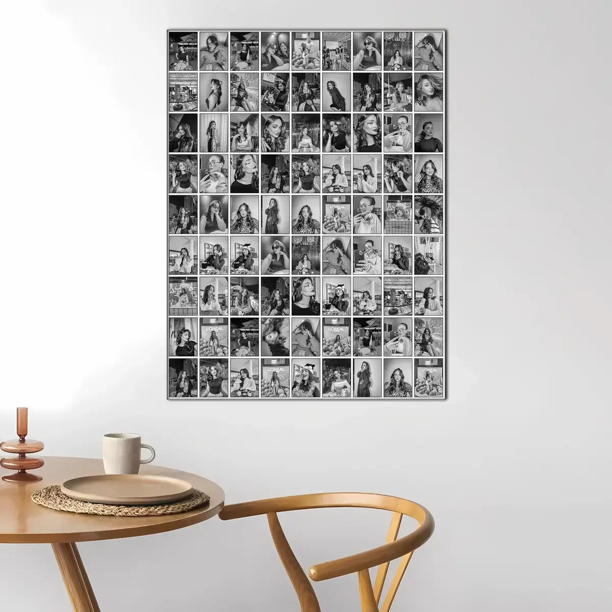 TABLEAU PERSONNALISÉ  NOIR - BLANC