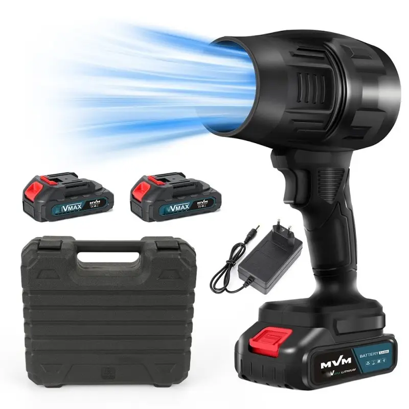 Souffleur à Jet Turbo Portable avec 2 Batteries Lithium 48V