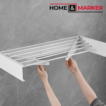 Etendoir à linge suspendu et pliant - 80cm de longueur