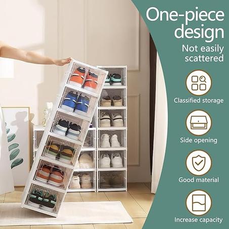 Un Rangement de Chaussures Pliable à 6 Étages