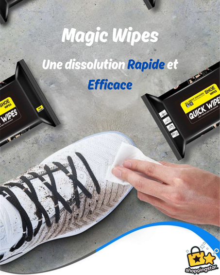 Lingettes Magiques pour chaussures - Quick Wipes®