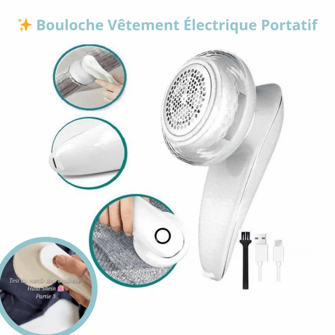 Bouloche Vêtement Électrique Portatif