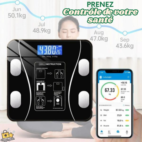 Balance Intelligente Connectée Bluetooth 2.0 FitSmart®