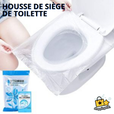Housse de siège de toilette en plastique jetable biodégradable