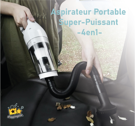 Aspirateur Portable Super-Puissant 4-en-1