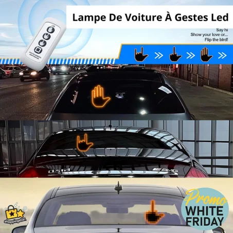 Lampe De Voiture À Gestes Led Avec Télécommande