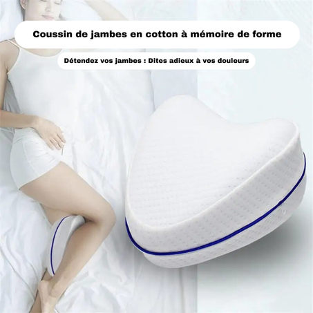 Coussin Orthopédique entre-jambes sans bandes