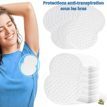 Protections anti-transpiration sous les bras - Pack de 12 paires