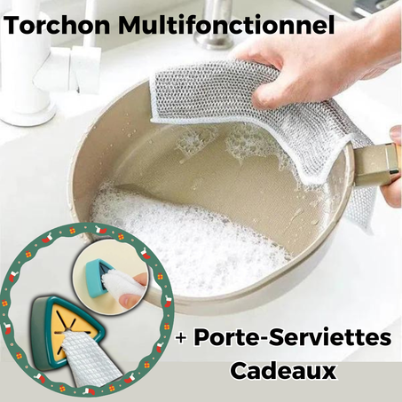 Torchon multifonctionnel en fil métallique anti-rayures 20 Pieces