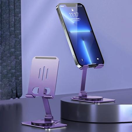 Support en Aluminium 360° pour Tel & Tablette
