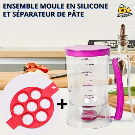 Ensemble Moule en Silicone et Séparateur de Pâte