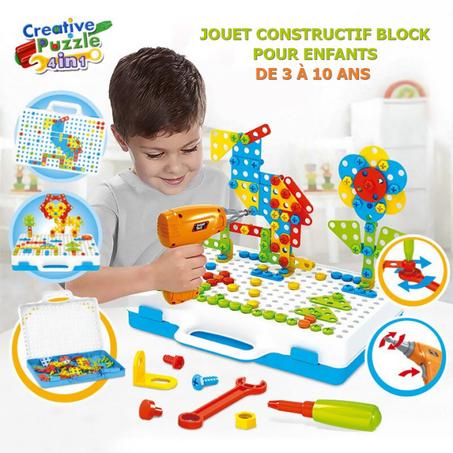 Jeux De Construction Éducatif-Puzzle 3D - de 3 À 10 ans (287 Pcs)